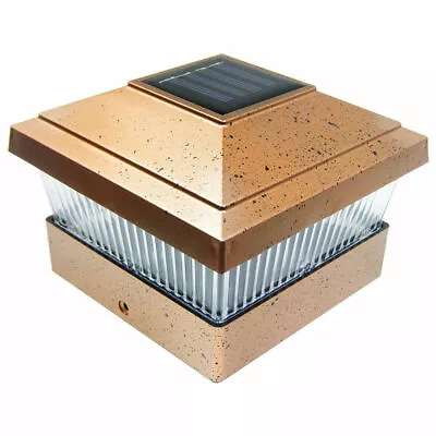 2/4/8/12Pc White/Black/Copper 5 X5  Solar LED Post Deck Cap Fence Light Lamp • $109.99