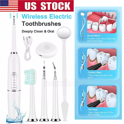 $14.35 • Buy LED Electric Ultrasonic Sonic Dental Scaler Tooth Calculus Remover Cleaner Tools