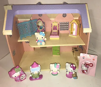 $99.99 • Buy Bandai At Home W/ Hello Kitty 2002 Deluxe Sanrio Doll House.2 Story Vintage