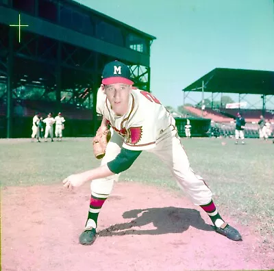 PF2-85 WARREN SPAHN Milwaukee Braves 1950s Pitcher COPY NEGATIVE 2  X 2  • $12