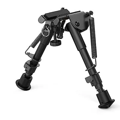 Feyachi Rifle Bipod 6-9 Inches Tactical Rifle Bipod Adjustable Height Swivel Sty • £22.94