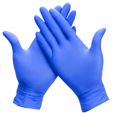 £4.35 • Buy 100 DISPOSABLE NITRILE GLOVES POWDER LATEX FREE BLUE Medical Food S/M/L/XL 1000