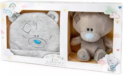 Tiny Tatty My Best Friend & Me Hat & Tiny Tatty Teddy Baby Shower Gift Set • £9.99