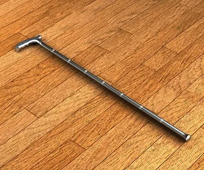  Solid Stainless Steel Walking Stick Martial Cane Hiking Self Protection Sport • $199