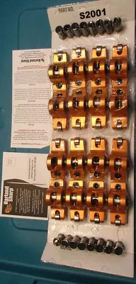 HARLAND SHARP FULL ROLLER ROCKER ARMS SET 1.7 7/16  Aluminum BBC CHEVY 454 502 • $399.99