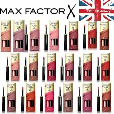 Max Factor X Lipfinity Lip Colour 2 Steps  24H Pick Your Brand New Sealed In Box • £7.99