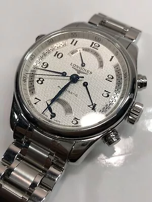 LONGINES Master Collection L2.714.4 Day Date Silver Dial Automatic Men's 6.5” • $1499.99