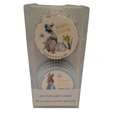 $7.99 • Buy 48 Beatrix Potter Peter Rabbit Happy Easter Cupcake Liners Duck Meri Meri Warne
