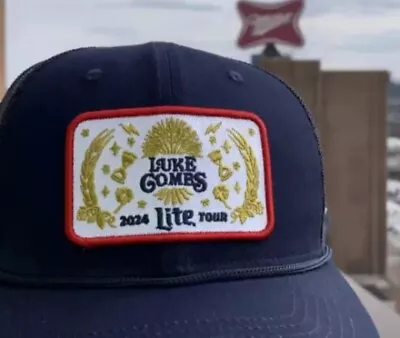 Miller Lite X Luke Combs Tour Trucker Hat • $64.85