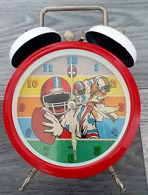 Vintage American Football Wind Up Alarm Clock  • £10