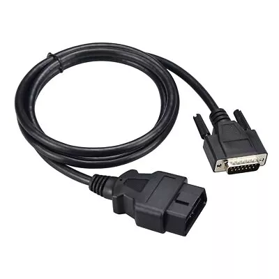  5ft OBDII OBD2 Main Cable For Cen-Tech Scanner 15 Pin Male To 16 Pin OBD Cable • $12.99