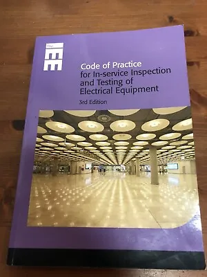 £10 • Buy Code Of Practice For In-service Inspection And Testing Of Electrical...