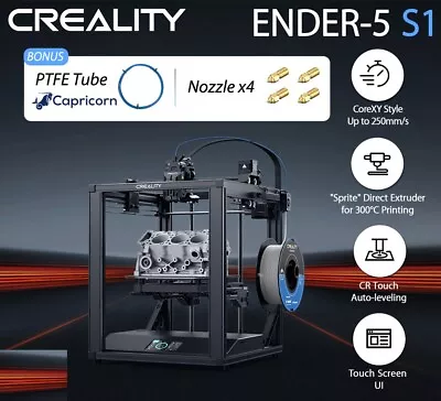 3D Printer  Creality ENDER 5 S1 ENDER-5 DIY Kit Printing Filament PLA ABS PETG • $999