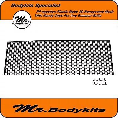 Injection Plastic Honeycomb Mesh Sheet For All DIY Project On Bumpers/ Grille.. • $48