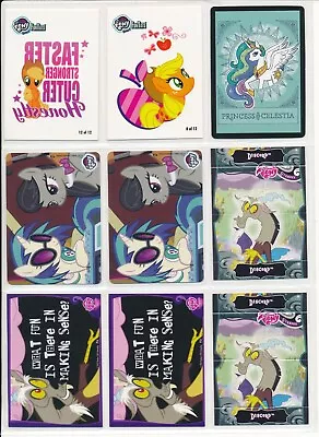 Enterplay My Little Pony Stickers Tattoos Chase Insert Mixed Lot (9) Cards #5 • £18.99