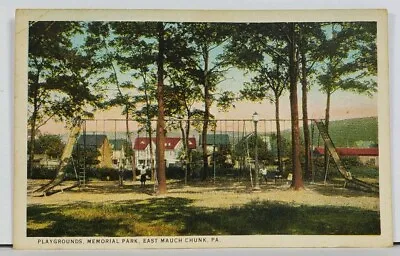 PA Playgrounds Memorial Park East Mauch Chunk By Martz Studio N St. Postcard M2 • $14.95