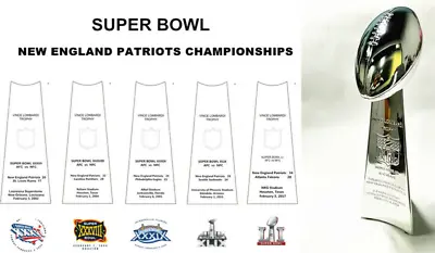 New England Patriots Super Bowl Vince Lombardi Trophy Height 34CM Fast Shipping • $106.99