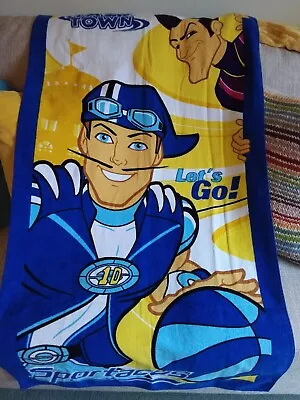 Rare Lazytown Sportacus Beach Towel • £10