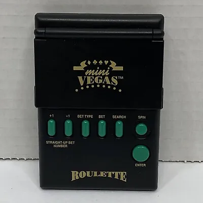 Micro Games Mini Vegas Handheld Electronic ROULETTE Tested Vintage • $10