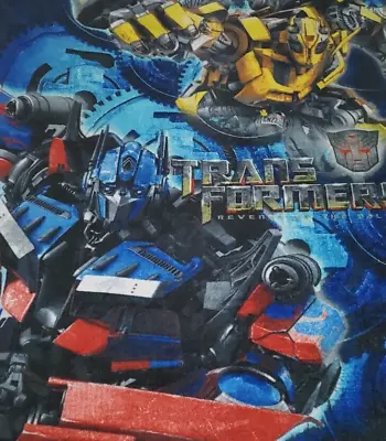 Transformers Revenge Of The Fallen Fleece Throw Blanket Optimus Prime Bumblebee • $27.88