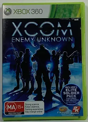 XCOM Enemy Unknown Microsoft Xbox 360 Game With Manual • $9.99