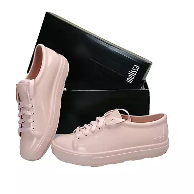 Size 10 Women's Melissa BE Fashion Sneakers Light Pink • $26.95