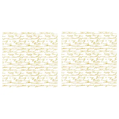 My Diary Gold - 30cm X 30cm X 2 Sheets - Hokus Pokus Rub On Decor Transfer Decal • £23.30