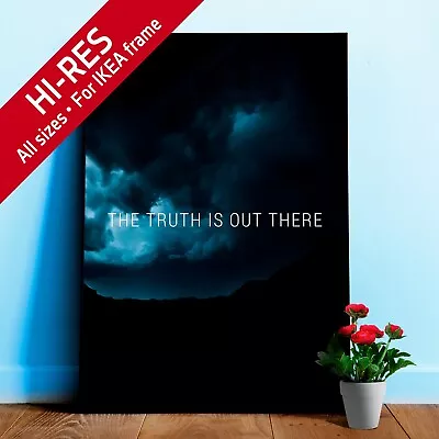 The Truth Is Out There S01E01 / The X-Files Poster — Sci-fi Poster Movie Poster • $32