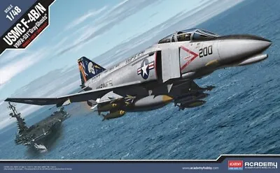 Academy 12315 1:48 F4B/N WMFA531 Gray Ghosts USMC/USN Fighter Airplane Kit • $65.19