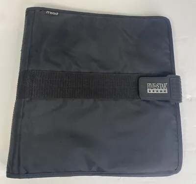 Mead Five Star Vintage 90s 3 Ring Black Binder Trapper Keeper • $9.58