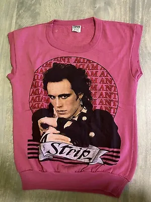 $600 • Buy Adam Ant 1984 Vintage Tour T-shirt Size M  Rare