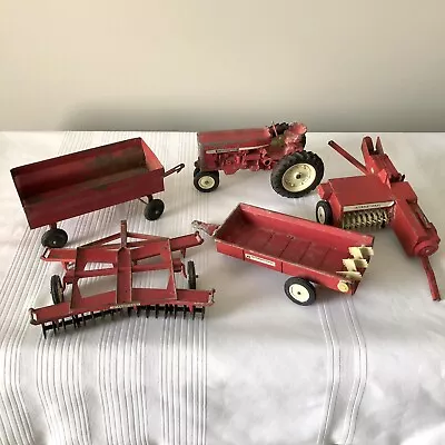 Vintage 70s International Harvester Lot Of (5) 1/16 Scale ERTL Co Farm Equipment • $65