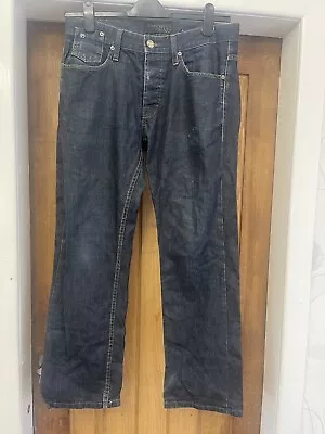 Mens Firetrap Bootleg Jeans Size 33” Waist 30” Leg Short • £4.99