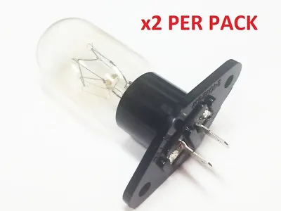 2 X Microwave Oven Globe Lamp Bulb Light Straight Terminals 240V 25W T170  • $37.95