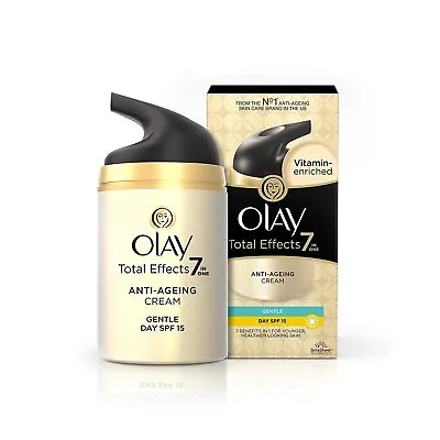 Olay Total Effects 7 In 1 Anti Aging Skin Cream Gentle SPF 15 50gm Fs • $25.73