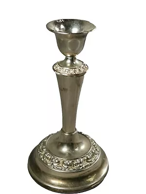 EXCELLENT IANTHE SILVER PLATE CANDLESTICK 7.25  England  • £20