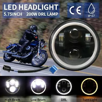 5.75  5-3/4 Motorcycle Projector LED Light Headlight For Honda Shadow Spirit 750 • $34.99