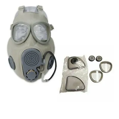 Military Czech Gas Full Face Mask M10M NBC W/Hydration Drinking Straw & Filters • $59.99