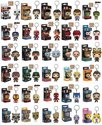 Keychain Funko Pocket Pop! Vinyl Figure Keyring Collect Model Toys Doll Gift • £6.30