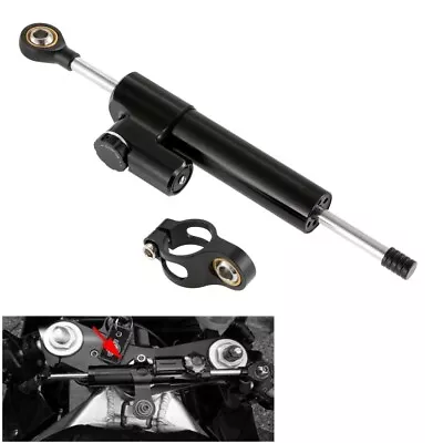 Black Motorcycle CNC Steering Damper Stabilizer For Yamaha YZF R1 R6 1999-2012 • $49.99