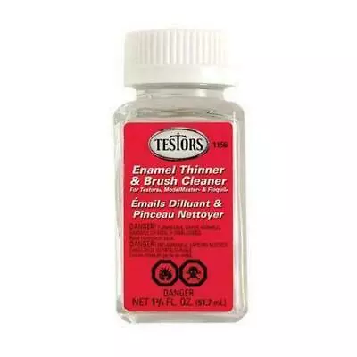 Testor's Model Paint #1156 Enamel Thinner Bottle 1.75 Oz Free Shipping • $13.99