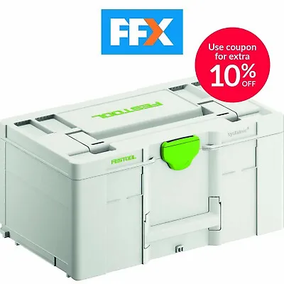 £70.75 • Buy Festool 204848 Systainer 3 SYS3 L 237 T-Loc Case