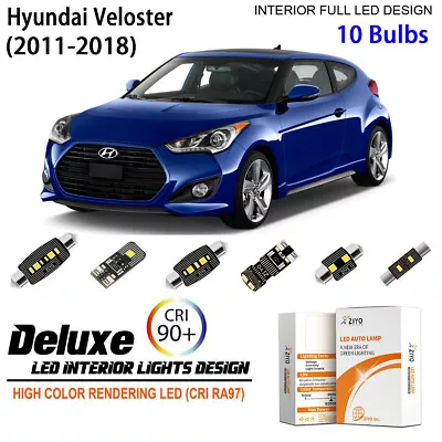 LED Interior Light Kit For Hyundai Veloster 2011-2018 White Dome Light Bulbs • $18.90