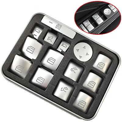 For Mercedes Benz E C-Class GLK Car Door Armrest Window Switch Button Cover Trim • $11.39