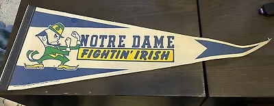 Vintage Notre Dame Fightin Irish Pennant • $20
