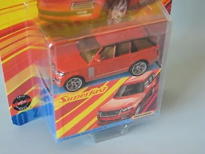 Matchbox Range Rover Orange Body Toy Model Car 70mm USA Superfast Series • £13.99