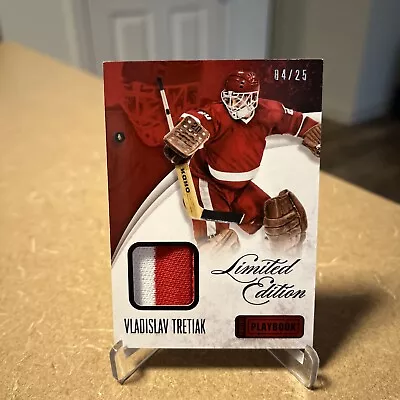 2013-14 Panini Playbook Vladislav Tretiak Limited Edition Patch /25 • $13