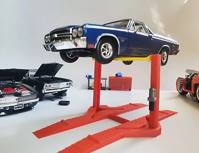 2 Post Lift For 1/24 Scale Garage Mini Display RC Double Stack Car Storage • $16.99