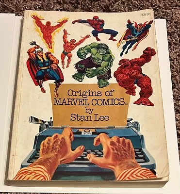 Origins Of Marvel Comics By Stan Lee  MARVEL Fireside TPB  1974 First Printing • $0.99