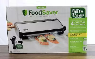 NEW FoodSaver FM2900 Vacuum Sealing System Keeps Food Fresh & Stored W/ Bags • $59.99